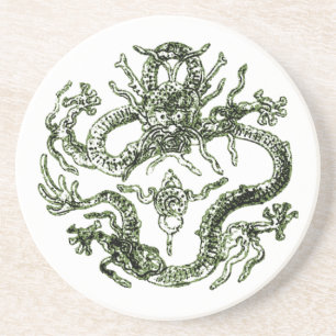 Posavasos Montaña Dragon Verde