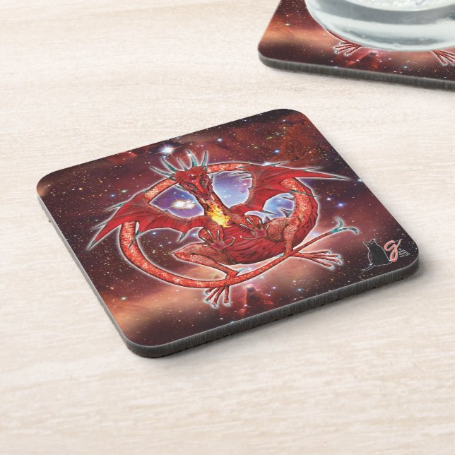 Posavasos Montaña Dragónica Cosmica de Pyrope (Lado Izquierdo)