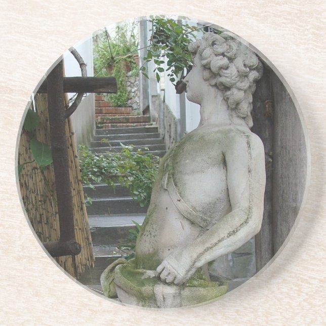 Posavasos Montaña personalizado de Italia romántica (Frente)