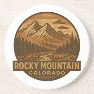 Posavasos Montaña Rocosa Parque Nacional Colorado