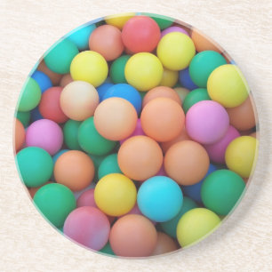 Posavasos Montaña Rusa de Bolas de Colores