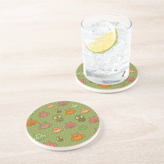 Posavasos Montaña Rusa de Búhos (Lado)