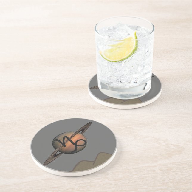 Posavasos Montaña rusa de Capricornio (Lado)