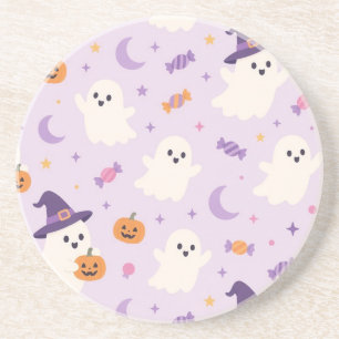 Posavasos Montaña Rusa de Fantasmas Lindos y Espeluznantes