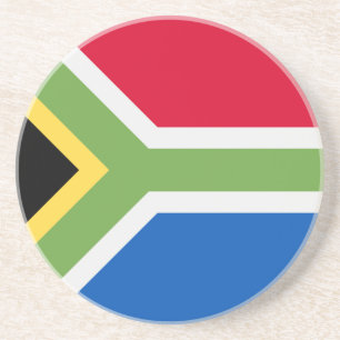 Posavasos Montaña rusa de la bandera sudafricana