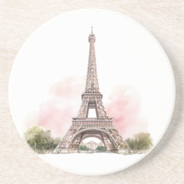 Posavasos Montaña rusa de la Torre Eiffel de París