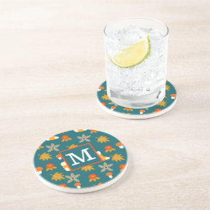 Posavasos Montaña Rusa de Otoño Personalizada