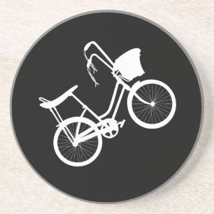 Posavasos Montaña rusa de piedra arenisca de Wheelie (blanca