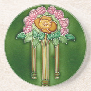 Posavasos montaña rusa de piedra de arena, montaña rusa Art 