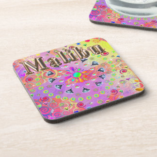 Posavasos Montaña Rusa Dorada Afortunada de Malibu