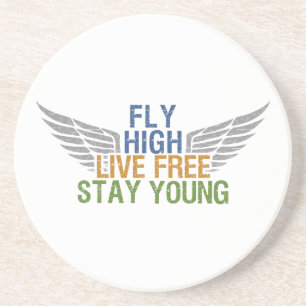 Posavasos montaña rusa FLY HIGH personalizado