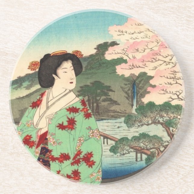 Posavasos Montaña rusa japonesa (Frente)