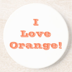 Posavasos Montaña Rusa Me Encanta Naranja