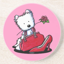 Posavasos Montaña Rusa Westie Bits O' Heaven