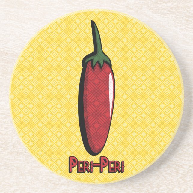 Posavasos Montaña Sandstone de Pepper Peri-Peri Chili (Frente)