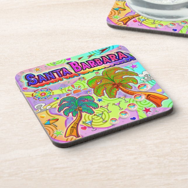 Posavasos Montaña Santa Bárbara Vacacional Target (Lado Izquierdo)