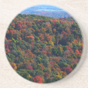 Posavasos Montañas Apalaches en otoño