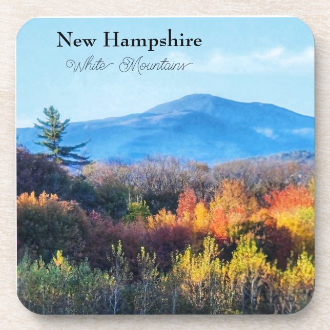 Posavasos Montañas Blancas de Nuevo Hampshire (Frente)