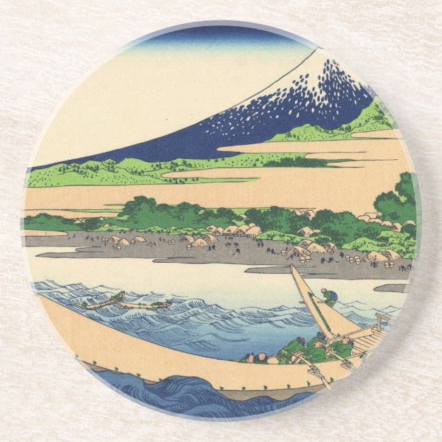 Posavasos Montañas de arte de Hokusai (Frente)