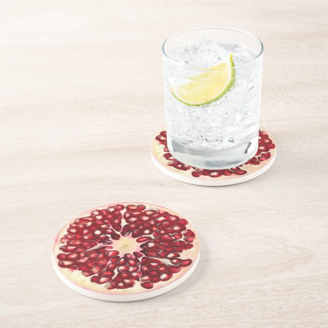 Posavasos Montañas de Bebidas de Piedra Pomegranada de Ultra (Lado)