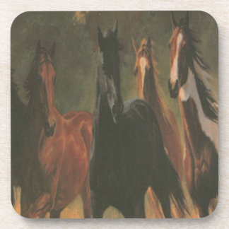 Posavasos Montañas de caballos salvajes