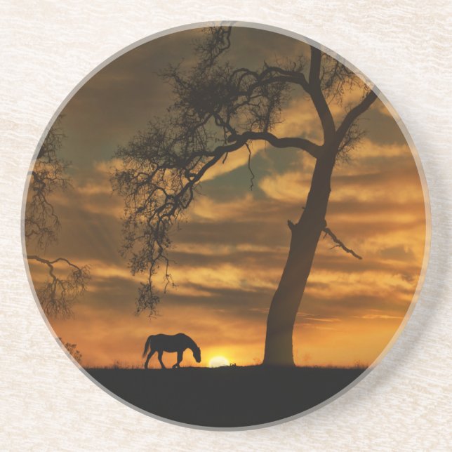 Posavasos Montañas de Sandstone para caballos (Frente)