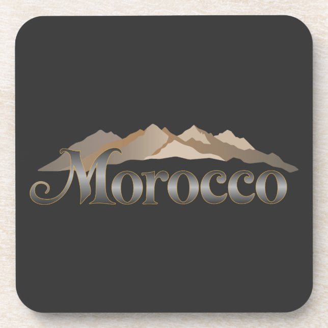 Posavasos Montañas del Atlas de Marruecos (Frente)