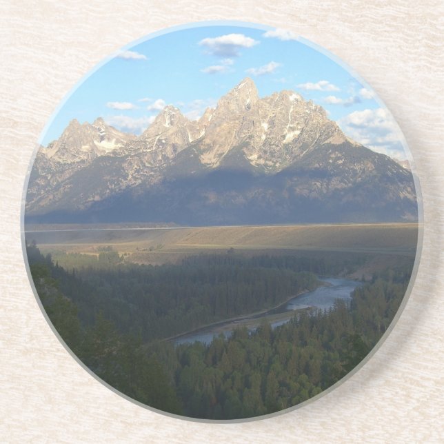 Posavasos Montañas Jackson Hole (Parque Nacional del Gran Te (Frente)