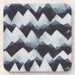 Posavasos Montañas Jagged Watercolor Coaster Set
