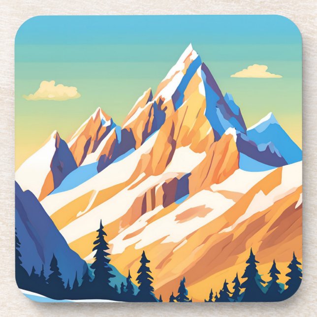 Posavasos Montañas Magníficas (Frente)