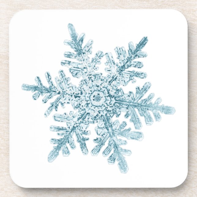 Posavasos Montañas rusas de copo de nieve (Frente)