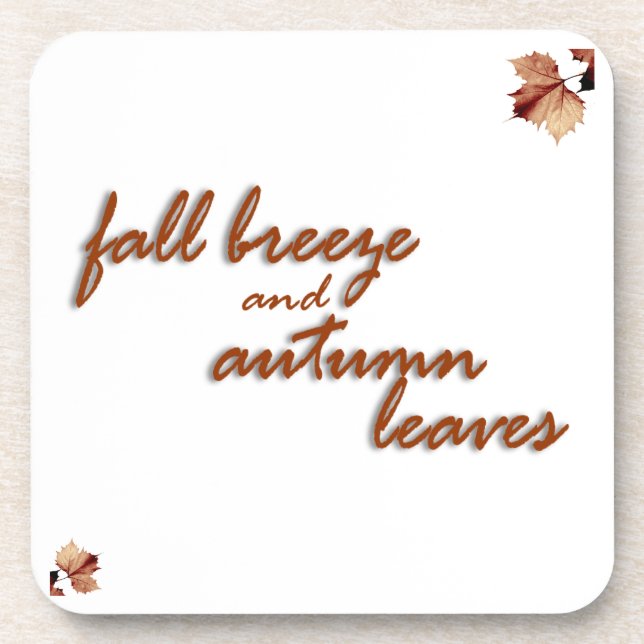 Posavasos Montañas Rusas de Otoño (Frente)