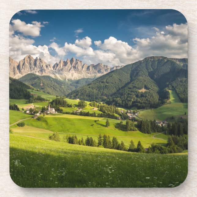 Posavasos Montañas | Valle de Funes, Dolomitas, Italia (Frente)