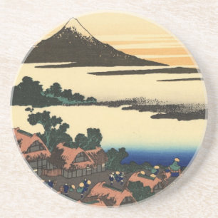 Posavasos Monte Fuji Japón Atardecer