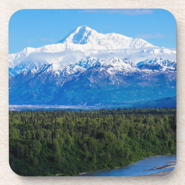 Posavasos Monte McKinley Alaska (Frente)