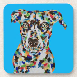 POSAVASOS MONTURA DE PERRO CON OJOS SALVAJES