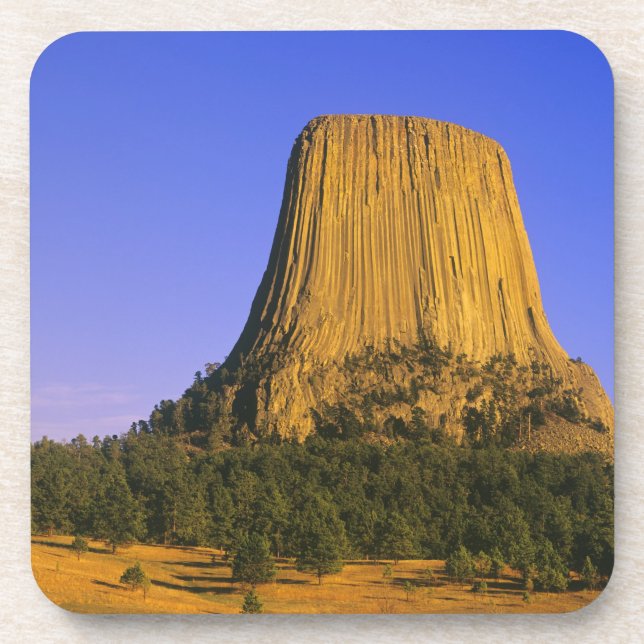 Posavasos Monumento Nacional Devils Tower en Wyoming (Frente)