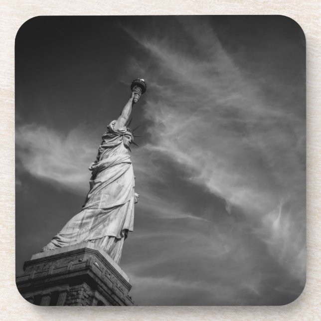 Posavasos Monumentos | Estatua de Liberty Manhattan NYC (Frente)