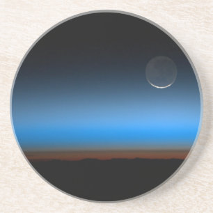 Posavasos Moon from Space Sandstone Coaster