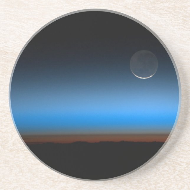 Posavasos Moon from Space Sandstone Coaster (Frente)