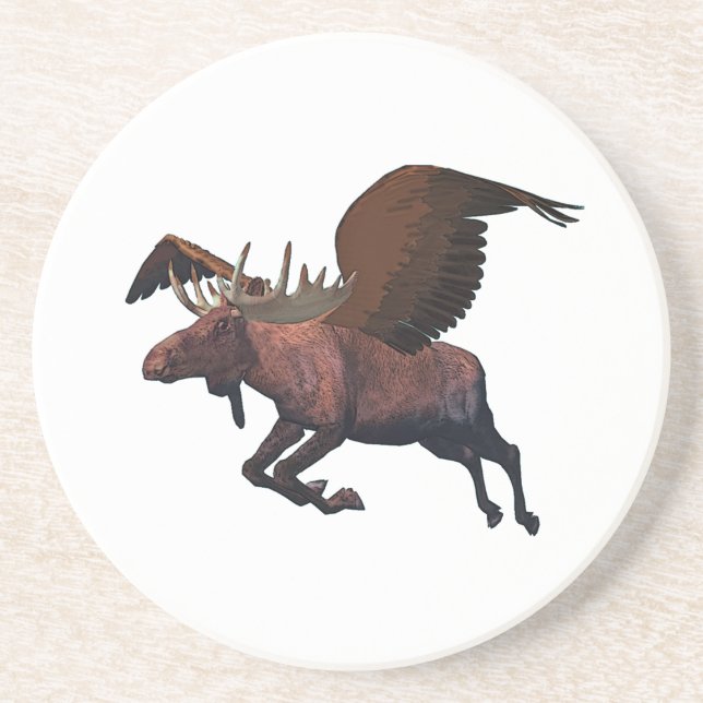 Posavasos Moose volador (Frente)
