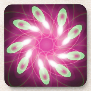 Posavasos Morado verde que huye