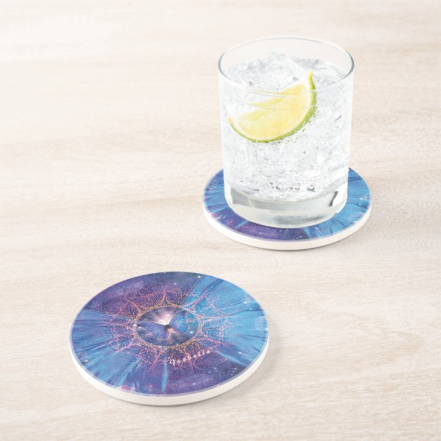 Posavasos Morfo mariposa / Galaxia Mandala (Lado)