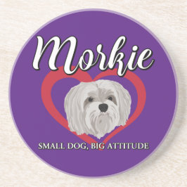 Posavasos Morkie - Perro Pequeño, Gran Actitud - 3