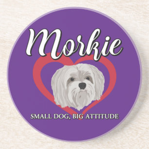 Posavasos Morkie - Perro Pequeño, Gran Actitud - 3