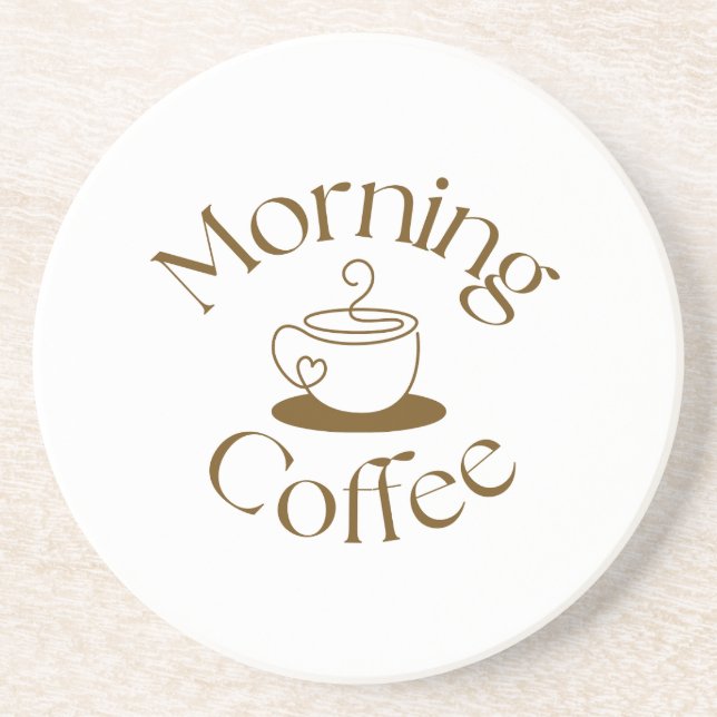 Posavasos Morning Coffee Lover Gift for co-worker (Frente)