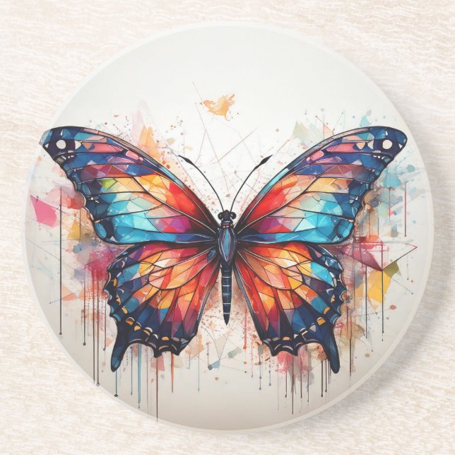 Posavasos Mortero geométrico (Frente)