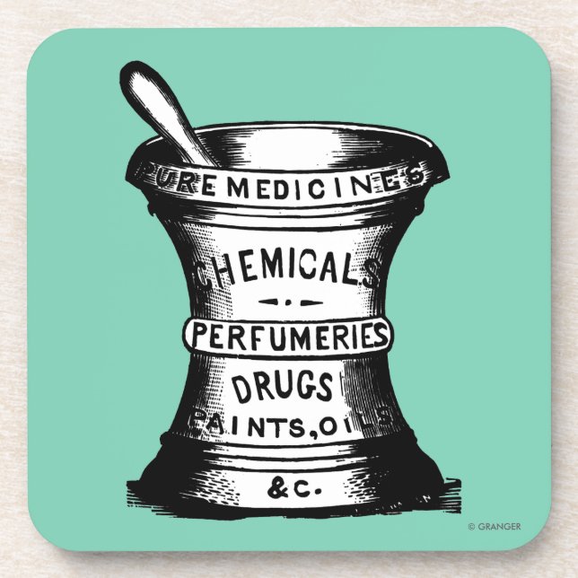 Posavasos Mortero y maja (Frente)