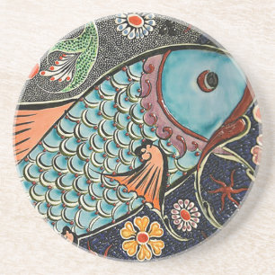 Posavasos Mosaico de Koi