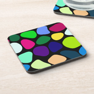 Posavasos Mosaico de piedra plana de colores I + tus ideas